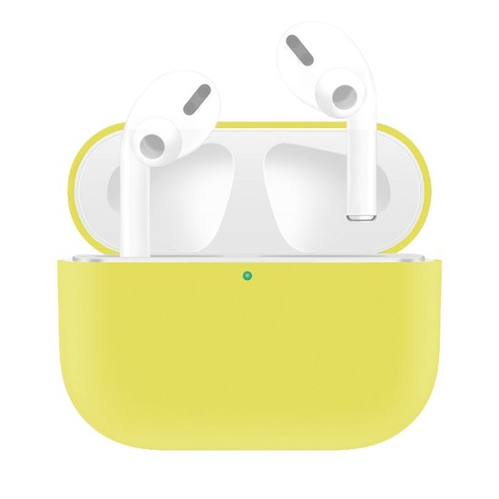 AirPods Pro Solid series - Siliconen hoesje - Geel