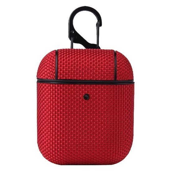 AirPods 1/2 hoesje - Hardcase - Business series - Rood