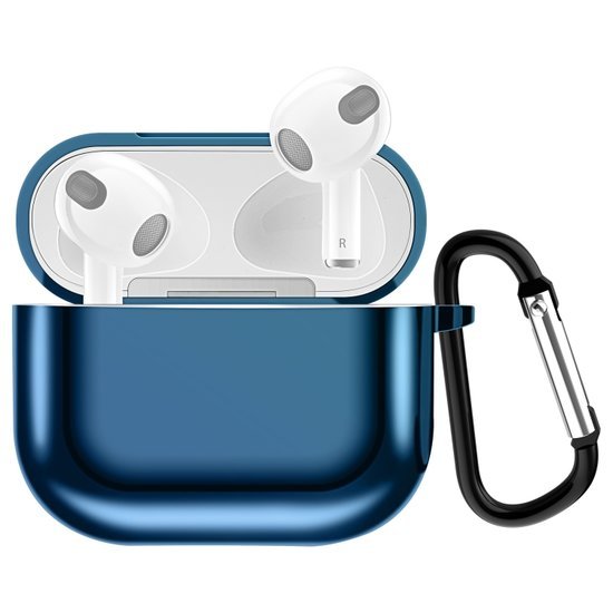 AirPods 3 hoesje - TPU - Electroplating series - Blauw