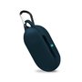 Samsung Galaxy Buds siliconen hoesje - storage series - Met bevestigingsclip - blauw Samsung Galaxy Buds siliconen hoesje - storage series - Met bevestigingsclip - blauw
