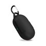 Samsung Galaxy Buds siliconen hoesje - storage series - Met bevestigingsclip - zwart Samsung Galaxy Buds siliconen hoesje - storage series - Met bevestigingsclip - zwart