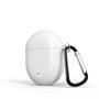 Google Pixel Buds 2 TPU siliconen hoesje - egg shock series - Met bevestigingsclip - wit