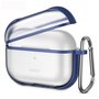 AirPods Pro siliconen hoesje ESR Hybrid TPU series - Met bevestigingsclip - Blauw AirPods Pro siliconen hoesje ESR Hybrid TPU series - Met bevestigingsclip - Blauw
