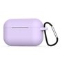 AirPods Pro / AirPods Pro 2 siliconen hoesje met karabiner haak - Paars AirPods Pro / AirPods Pro 2 siliconen hoesje met karabiner haak - Paars