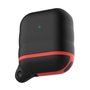 AirPods 1/2 hoesje siliconen waterproof series - soft case - zwart + rood