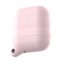 AirPods 1/2 hoesje siliconen waterproof series - soft case - licht roze