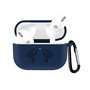 AirPods Pro siliconen hoesje met karabiner haak - Donkerblauw AirPods Pro siliconen hoesje met karabiner haak - Donkerblauw