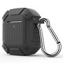 AirPods 1/2 hoesje schokbestendige harnas - soft case - zwart AirPods 1/2 hoesje schokbestendige harnas - soft case - zwart