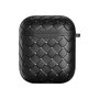 AirPods 1/2 hoesje PU Wave Series - soft case - zwart