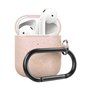 AirPods 1/2 hoesje siliconen chargebox Series - soft case - rosé goud pearl - UV bescherming