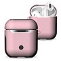 AirPods 1/2 hoesje soft grip - hard case - roze - Schokbestendig