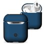 AirPods 1/2 hoesje soft grip - hard case - blauw - Schokbestendig