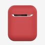 AirPods 1/2 hoesje Liquid series - Siliconen - Rood - Schokbestendig