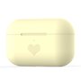 AirPods Pro met hartje - Siliconen hoesje - Geel AirPods Pro met hartje - Siliconen hoesje - Geel