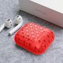 AirPods 1/2 hoesje triangle series - soft case - rood