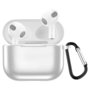 AirPods 3 hoesje - TPU - Electroplating series - Wit