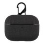AirPods Pro hoesje - Hard Case - Zwart - Linnen patroon AirPods Pro hoesje - Hard Case - Zwart - Linnen patroon