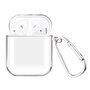 AirPods 1/2 hoesje no series - hard case - Transparant - Schokbestendig