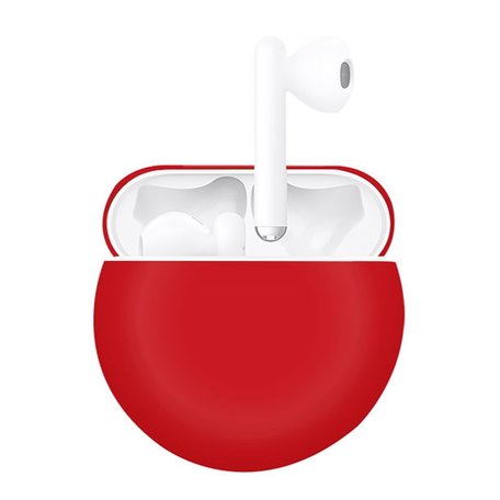 Huawei FreeBuds 3 siliconen hoesje - liquid series  - rood