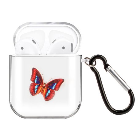 AirPods 1/2 hoesje Painting series - hard case - Vlinder - Schokbestendig