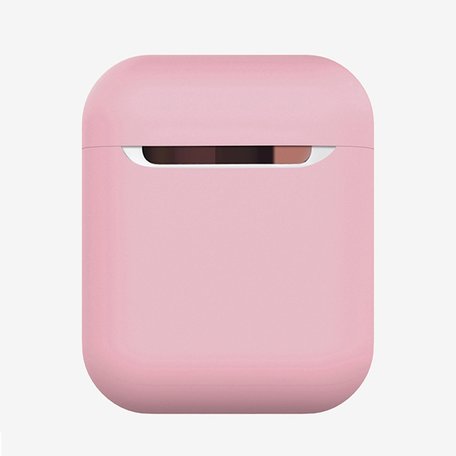 AirPods 1/2 hoesje Liquid series - Siliconen - Roze - Schokbestendig