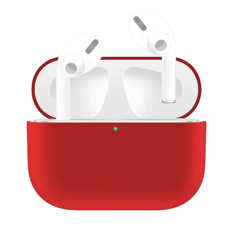 AirPods Pro / AirPods Pro 2 Solid series - Siliconen hoesje - Rood