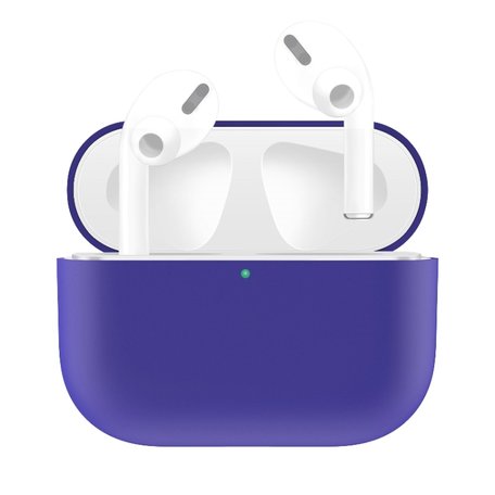 AirPods Pro Solid series - Siliconen hoesje - Paars