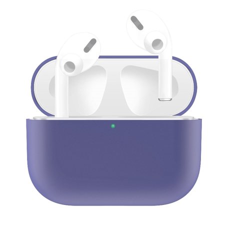 AirPods Pro Solid series - Siliconen hoesje - Lichtpaars