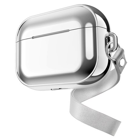 AirPods Pro Glans - hard case - Zilver