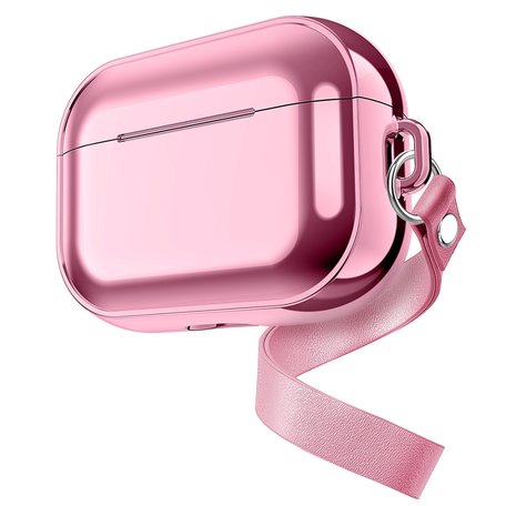 AirPods Pro Glans - hard case - Roze