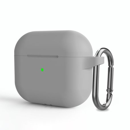 AirPods 3 hoesje - TPU - Slim fit series - Lichtgrijs