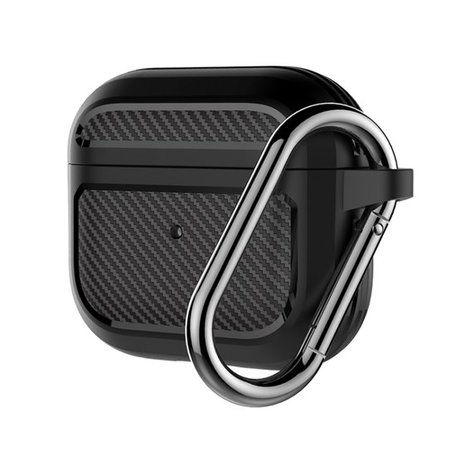 AirPods 3 hoesje - TPU - Shock series - Zwart