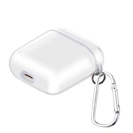 AirPods 1/2 hoesje no series - hard case - Transparant - Schokbestendig